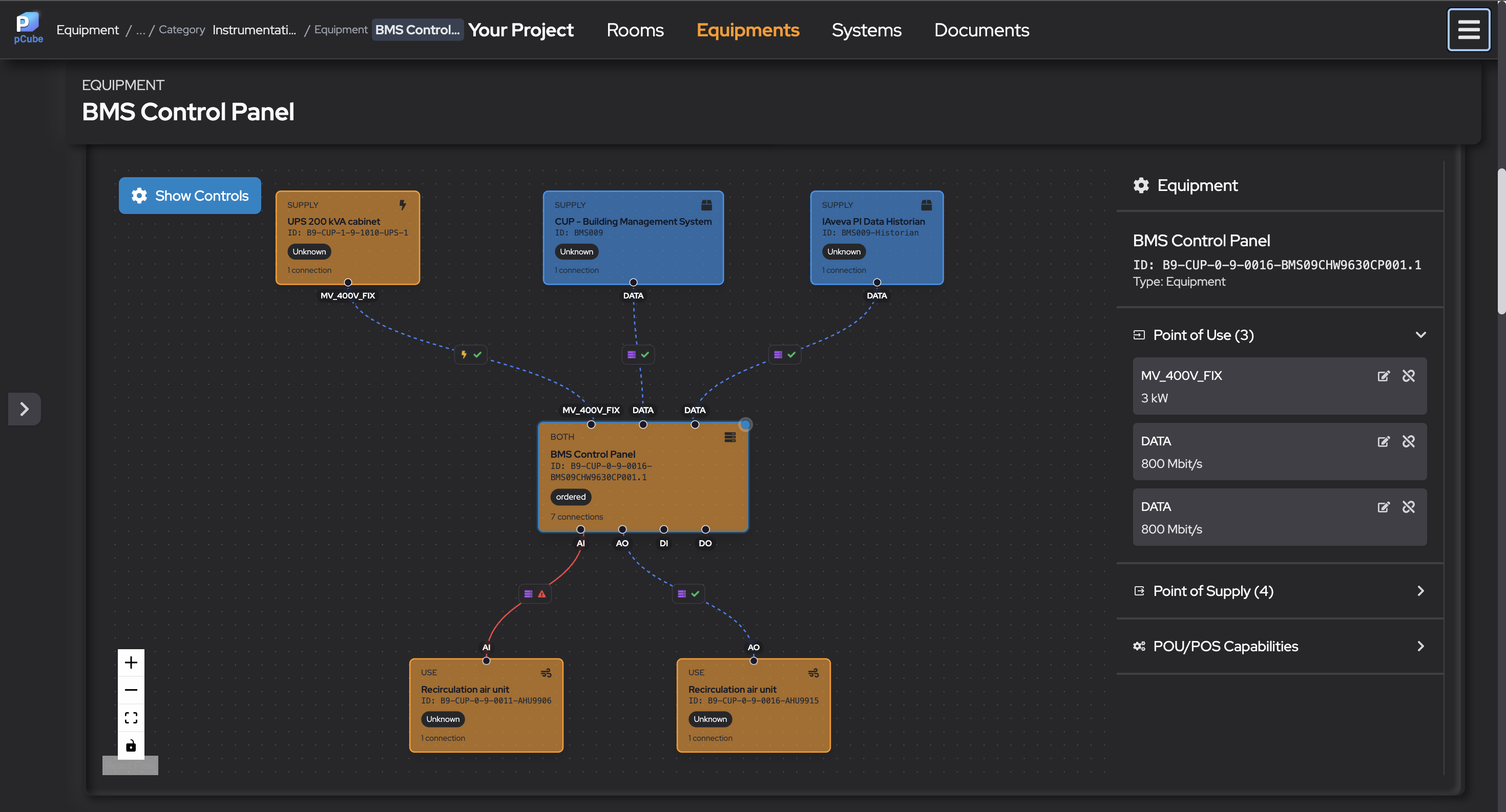 pCube Product — Equipment